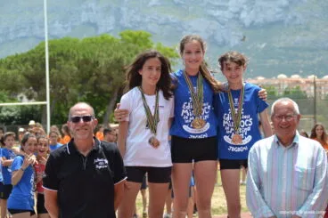 Podio de los 500 metros