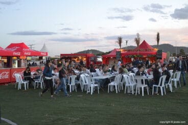 Zona de comida del Montgorock 2017