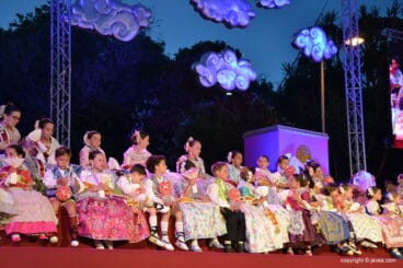Proclamación Infantil de la reina de Fogueres Xàbia 2017