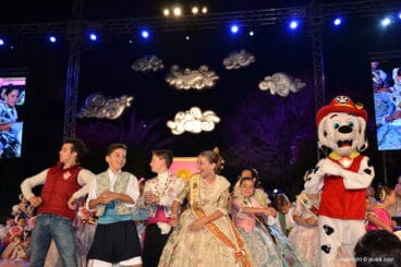 Proclamación Infantil de la reina de Fogueres Xàbia 2017