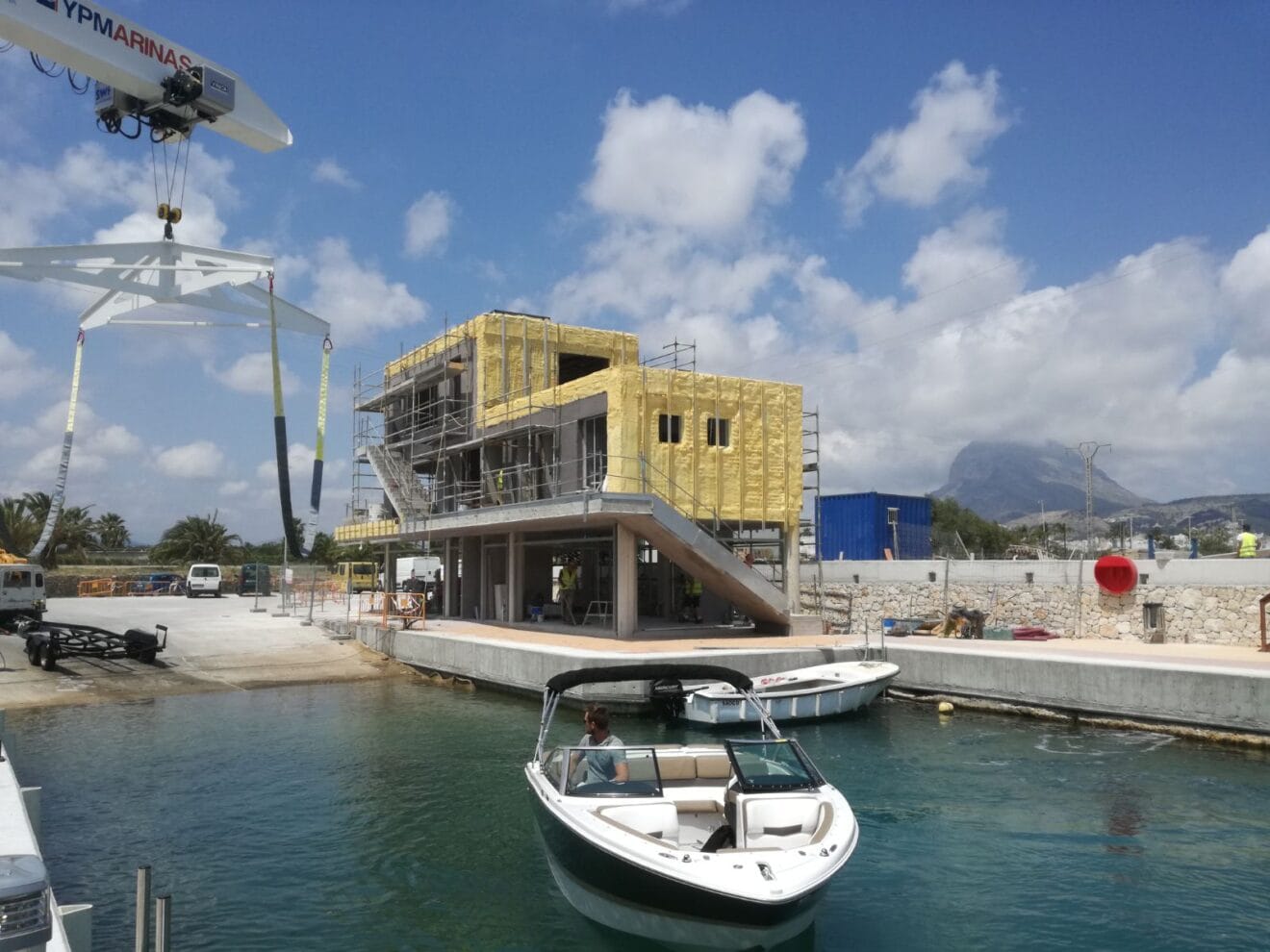 Avance de las obras del Canal de la Fontana