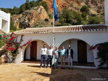 Bandera azul en el Club Náutico