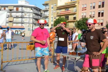 Birratlón entre peñas de Fogueres 2017