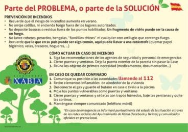 Consejos ante los incendios