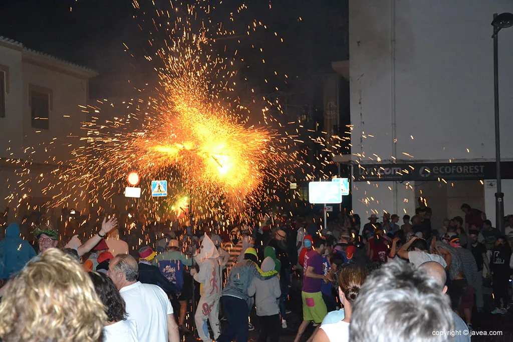 Espectáculo de Correfocs de Xarxa Teatre