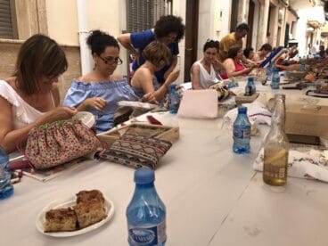 Encuentro de encajeras en Benitatxell