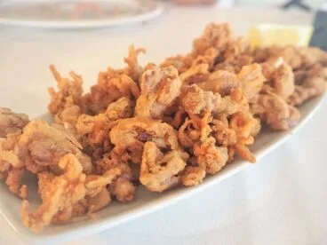 Entrante de chopitos – Restaurant Noguera