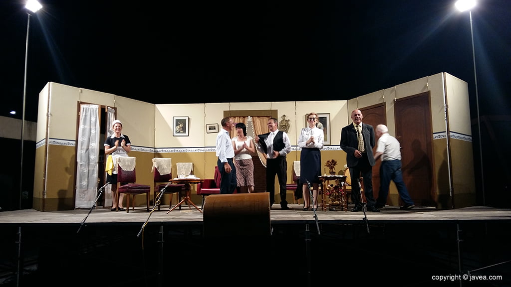 Escena del Sainete ‘El Yayo’ del Grup de Teatre Montgó