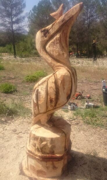 Figura de Pelícano en Pinosol