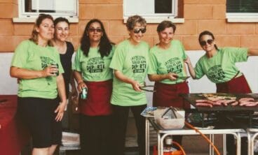 Madres pertenecientes al C Handbol Xàbia