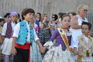 Pasacalle de visita a los sectores Fogueres 2017
