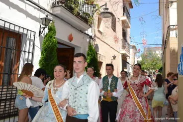 Pasacalle visita de calles engalanadas