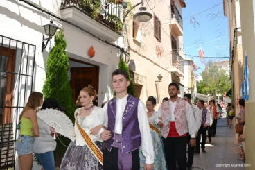 Pasacalle visita de calles engalanadas