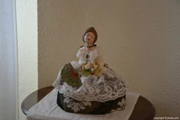Regalo especial hecho con la misma tela de uno de los trajes