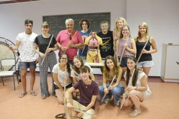 Alumnos del curso de musica al estiu