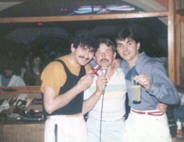 Paquitus con Palazón y Diego Antonio en Disco Caracol