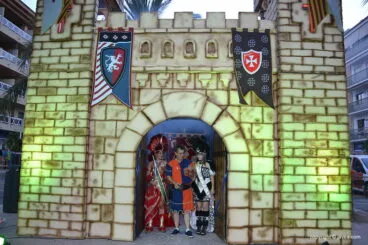 Inauguración del castillo de las fiestas de Moros y Cristianos 2017