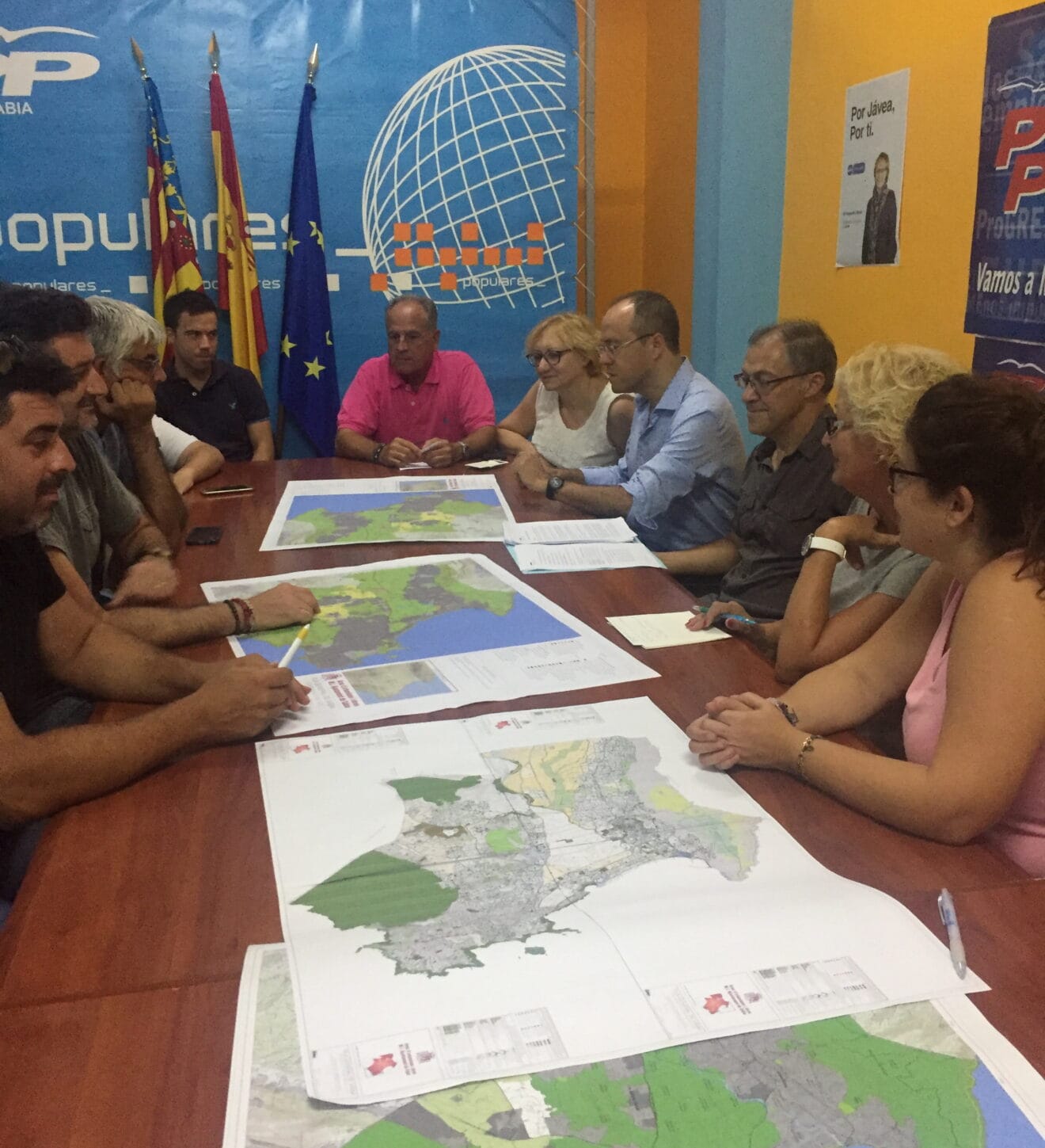 El Partido Popular de Xàbia estudia el futuro PGOU