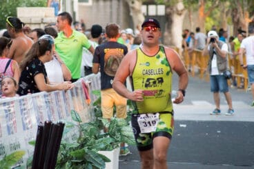 José Miguel Casellés en la carrera a píe