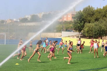 Momento de refrescarse con el agua