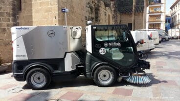 Nueva máquina limpiadora en pruebas
