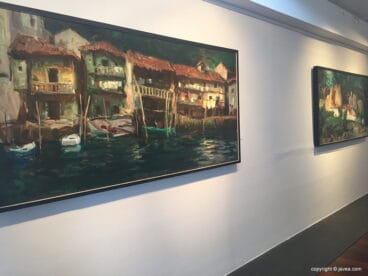 Obras de Soler Blasco expuestas en la Casa del Cable