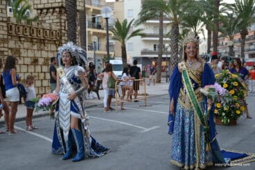 Ofrenda de flores de las fiestas de Moros y Cristianos 2017
