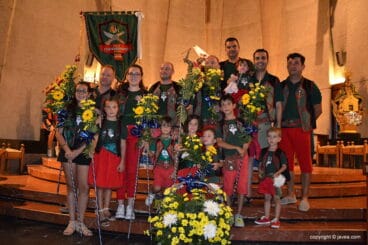 Ofrenda de flores de las fiestas de Moros y Cristianos 2017