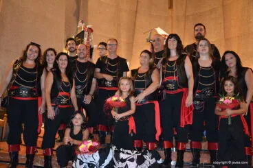 Ofrenda de flores de las fiestas de Moros y Cristianos 2017