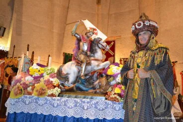 Ofrenda de flores de las fiestas de Moros y Cristianos 2017