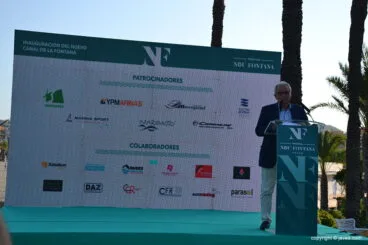 Ricardo Burriel en el acto de presentación