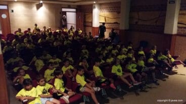 Sandra Castelló en el Campus del CD Jávea