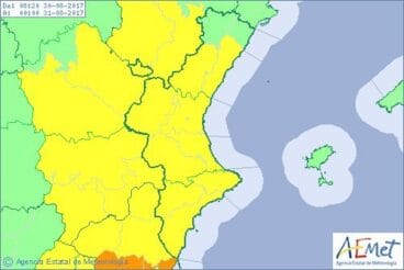 Alerta amarilla por lluvias