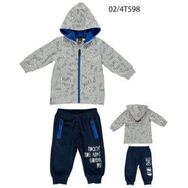 Chandal sudadera Cremallera Pequemimos