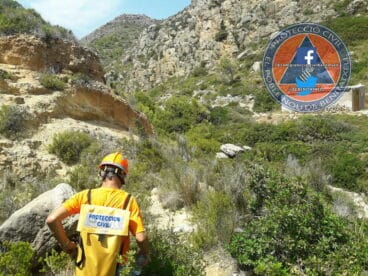 En las labores de rastreo