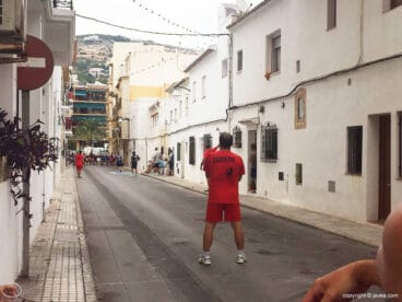 Jugador de pilota del equipo de Xábia