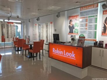 mostrador robin look