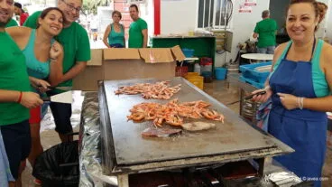 Preparando las tapas del ‘Baret’
