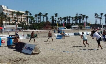 Saque durante un partido