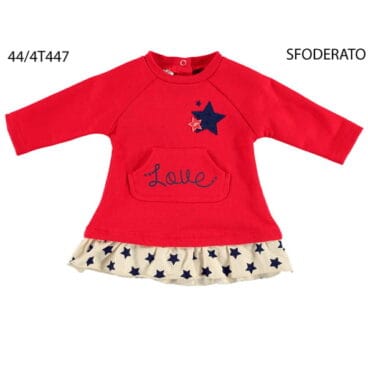 Vestido sudadera stars Pequemimos