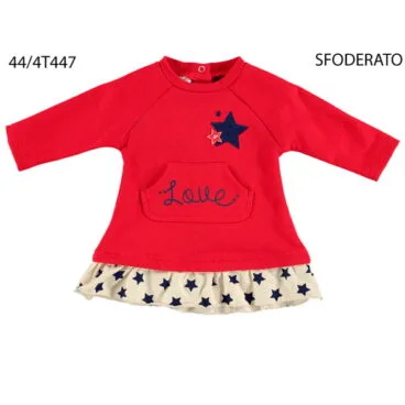 Vestido sudadera stars Pequemimos