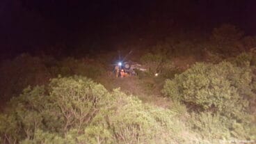 Accidente en las planas al salirse un vehículo