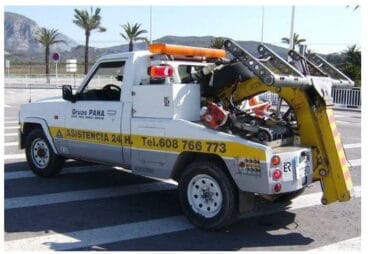 Grúas Pana, servicio de grúa en Xàbia