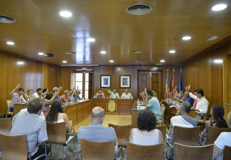 Pleno del Ayuntamiento de Xàbia