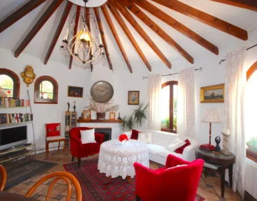 Sala de estar de la casa Villadom Spain