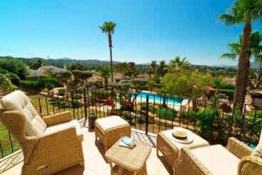 Terraza de la habitación Aguila Rent a Villa