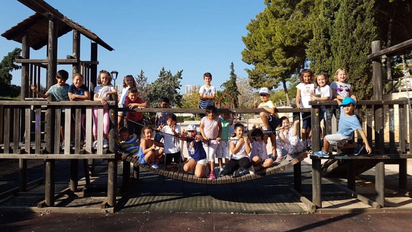 Los alumnos del Port de Xàbia en el Parque Montaner