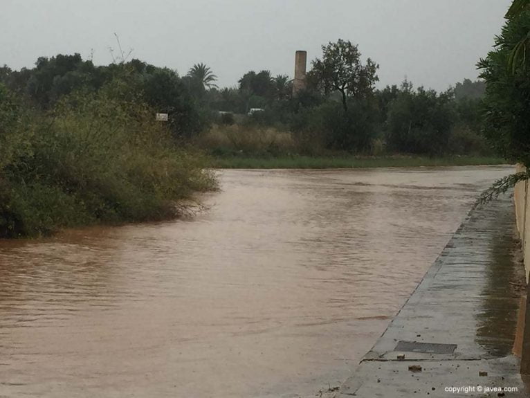 Lluvia en Xàbia