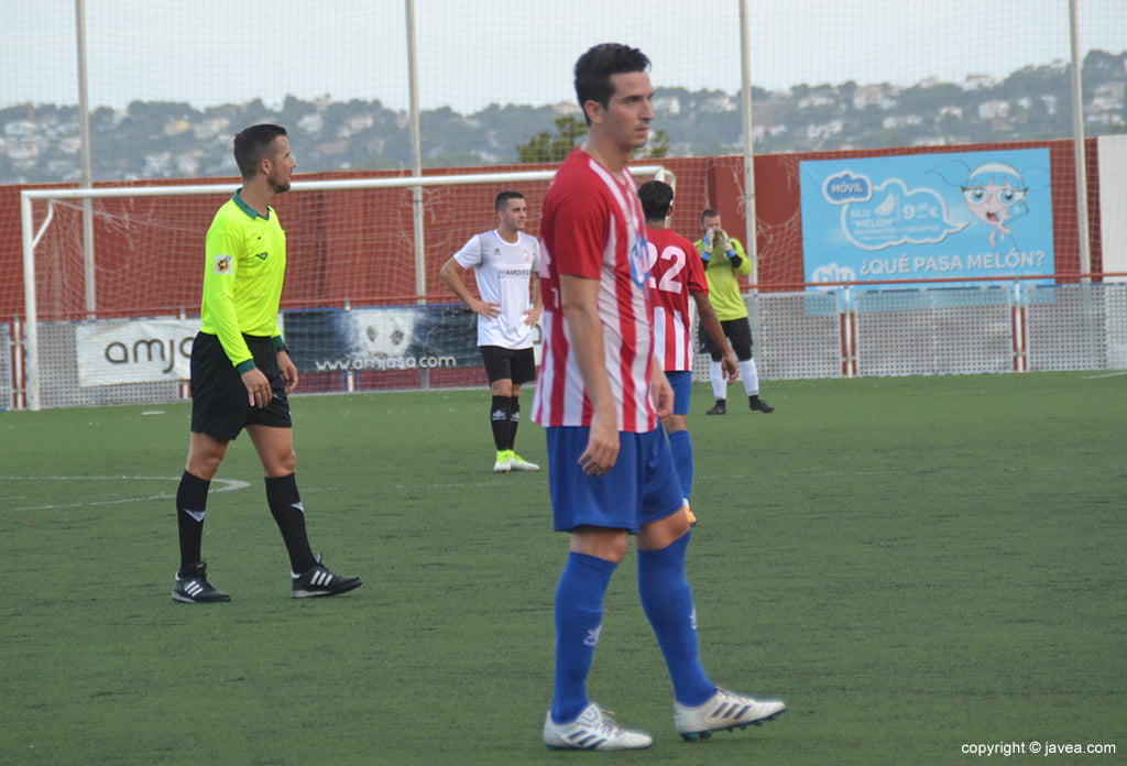 Rafa Del Castillo durante un partido