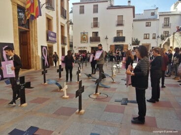 Actuación para conmemorar el 25 N